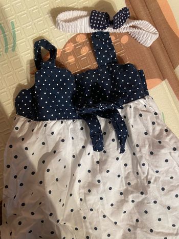 Ensemble robe et ruban cheveux