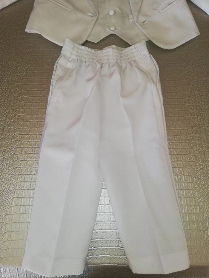 Costume 3 pièce blanc - photo numéro 5