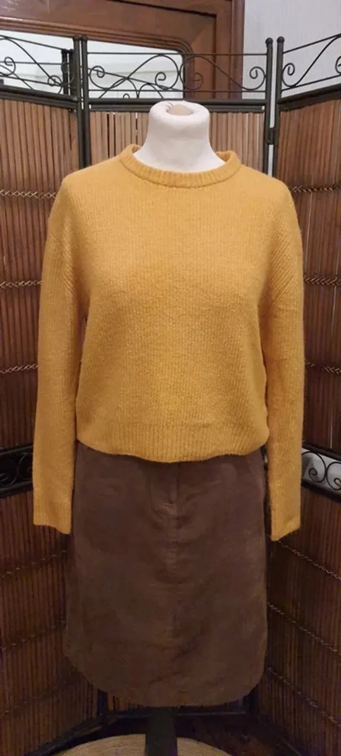 Pull femme moutarde "H&M" Taille XS