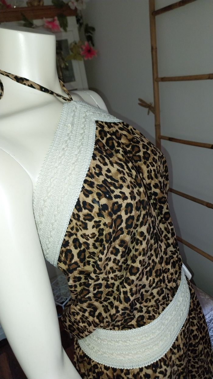 Combishort fluide léopard Taille S/ M Très bon etat - photo numéro 5