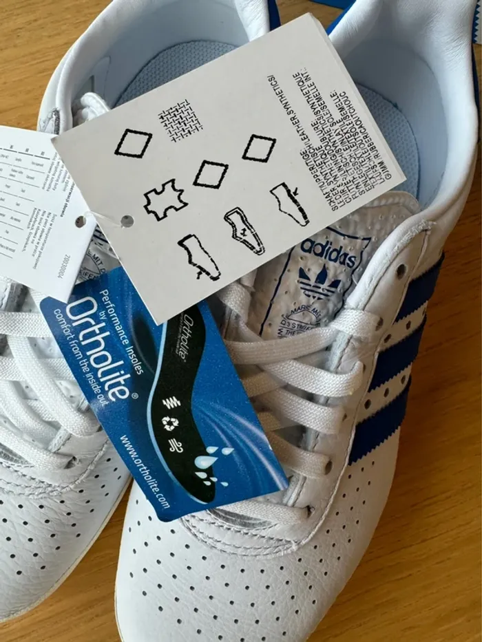 Baskets Adidas 350 CQ2772 Footwear white blue off white taille 37 1/3 neuf - photo numéro 10