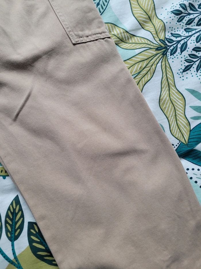 Pantalon jean cargo beige fille zara 9 ans - photo numéro 4