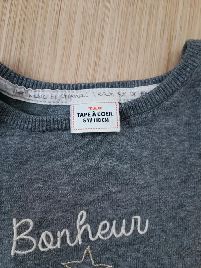 Pull gris - photo numéro 2