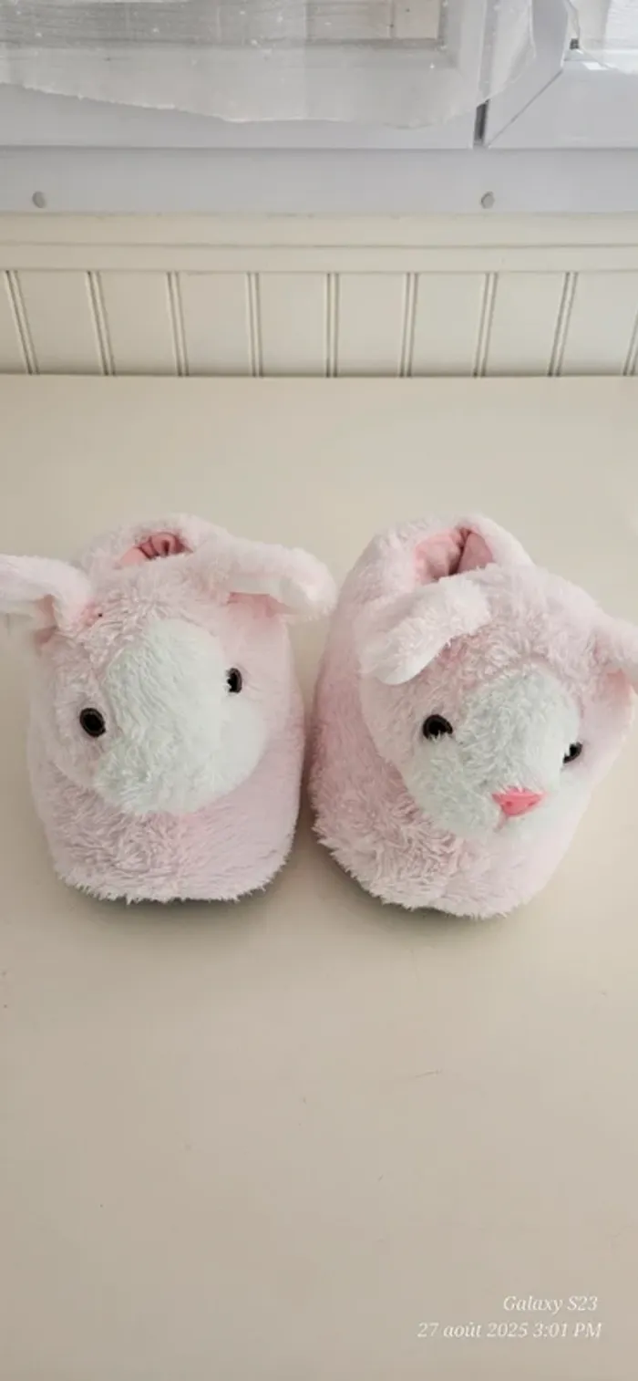 Chaussons peluche 36/37