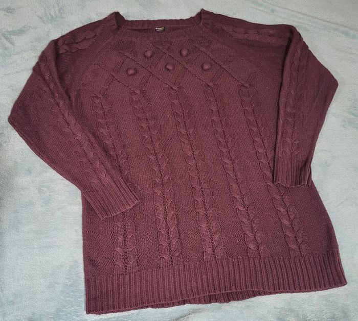 Pull Torsadé Vintage en Laine Femme 🧥 Damart - Taille 38/40