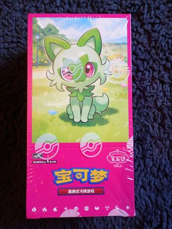 Pokémon Display chinoise Vol.1 Sprigatito – Neuve scellée