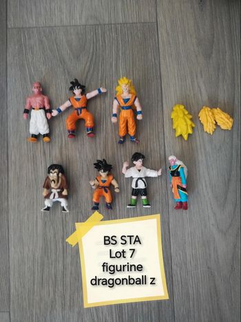Lot 7 figurines vintage BS STA dragon Ball z