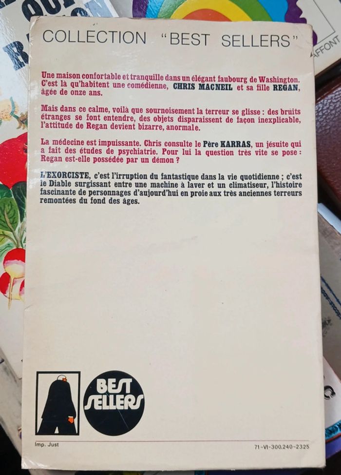Livre l exorciste Robert laffont - photo numéro 4