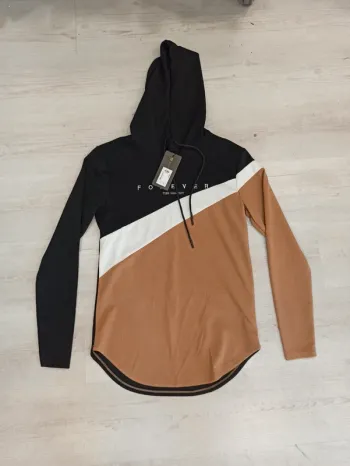 Pull fin homme Camel et noir homme taille S