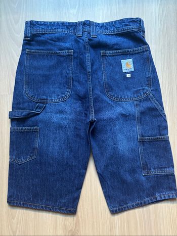 Short Carhartt Single Knee Rework Bleu Marine M / 32