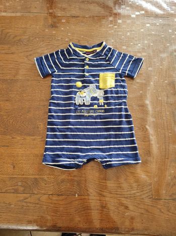 Combi-short été 12 mois Sergent Major