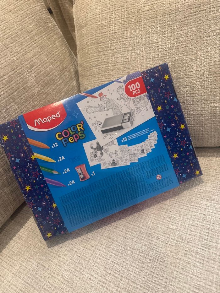 Kit de coloriage 100 pièces + 15 coloriages - photo numéro 2