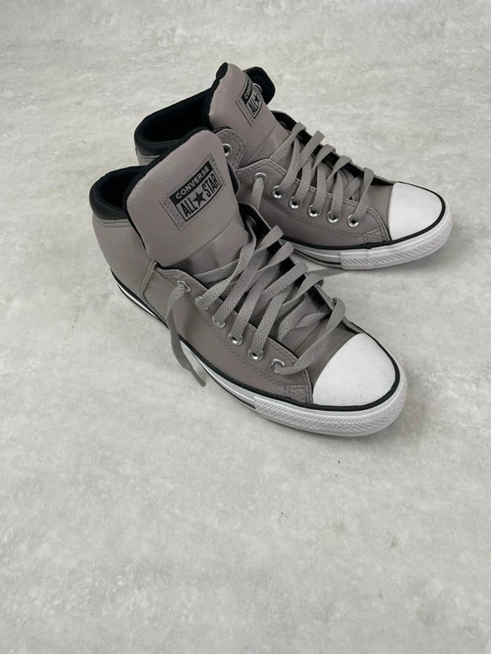 Converse Cuir synthétique grises modèle USA - photo numéro 3