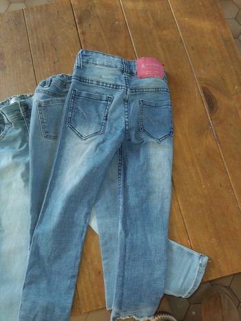 Lot 3 jeans filles slim 