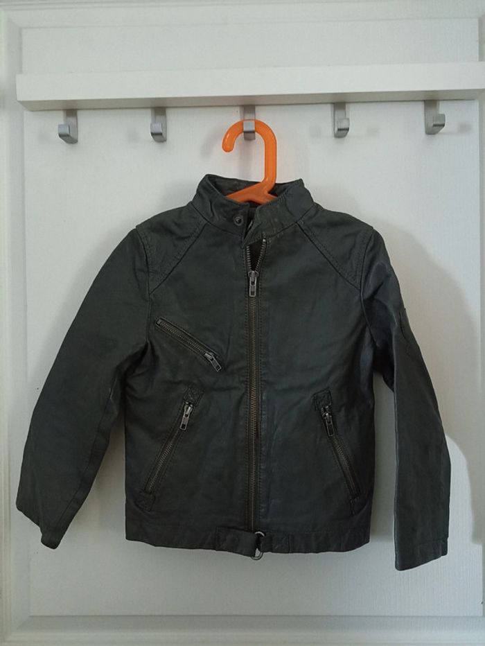 Véritable veste en cuir Ikks 6 ans