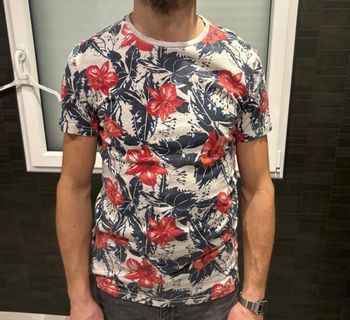 T-shirt homme fleuries taille S