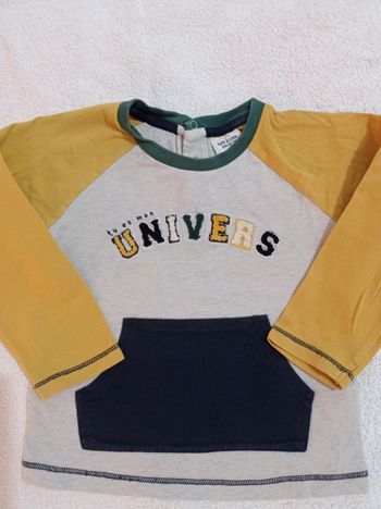 Marque tape à l'oeil taille 18 mois 80 cm polo manches longues