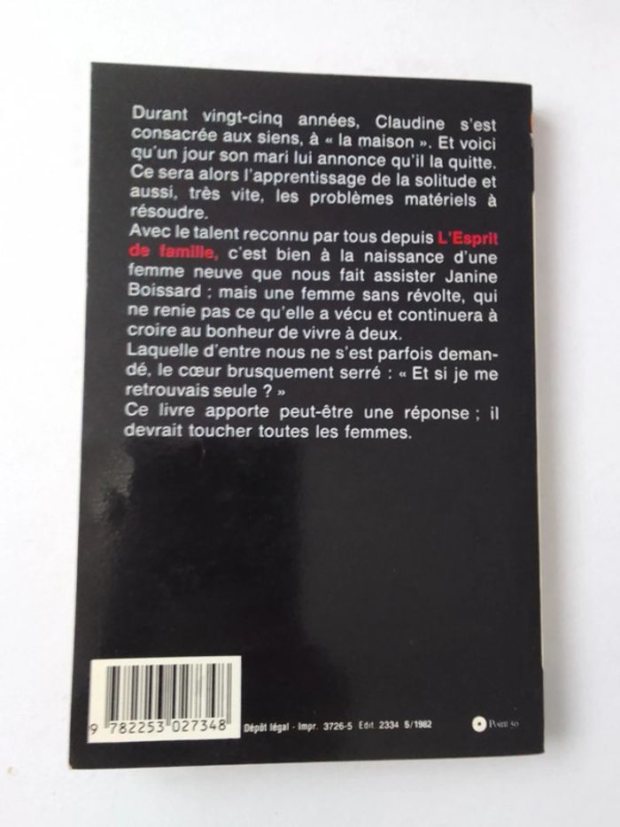 Janine Boissard - Une femme neuve - photo numéro 2