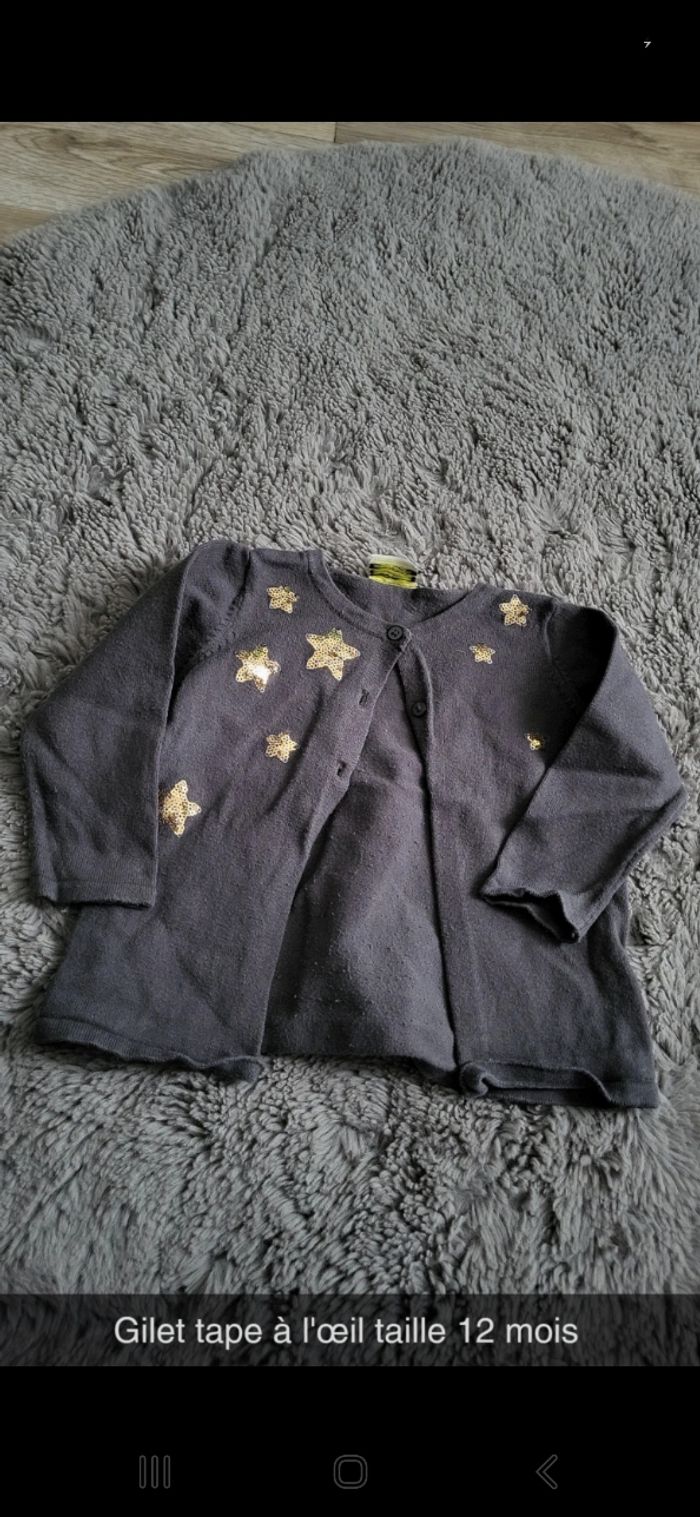 Gilet tape à l'œil 12 mois