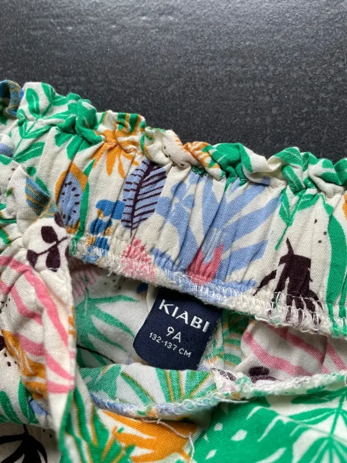 Pantalon fluide à motif tropical - photo numéro 3