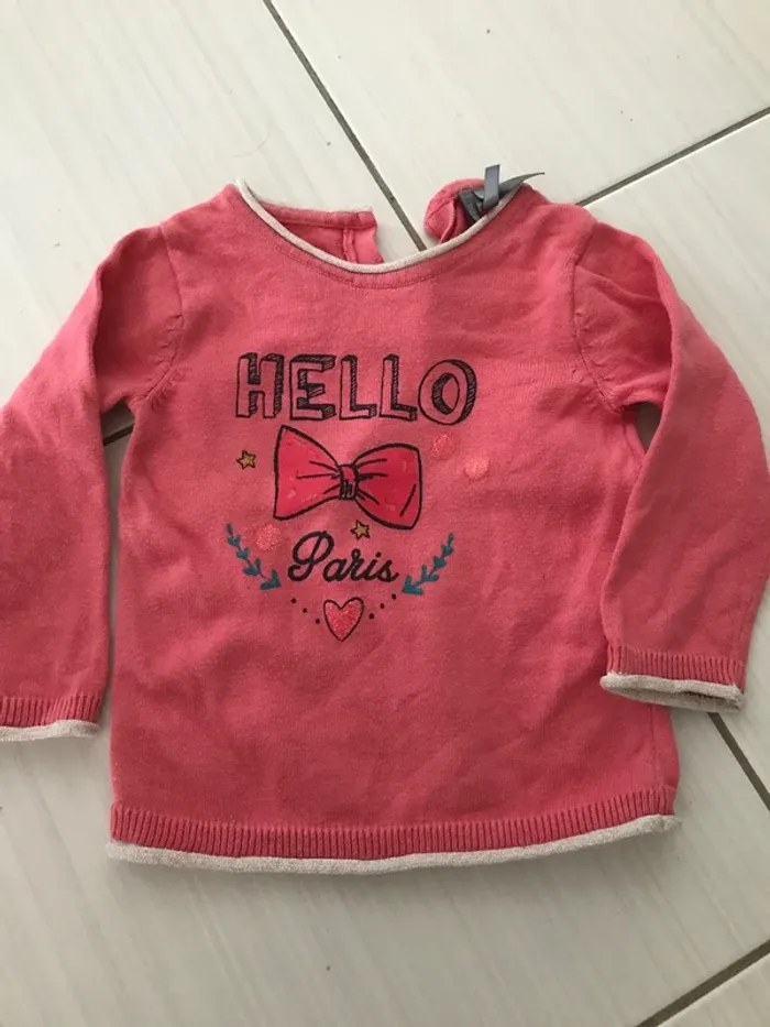 Pull orchestra 12 mois fille