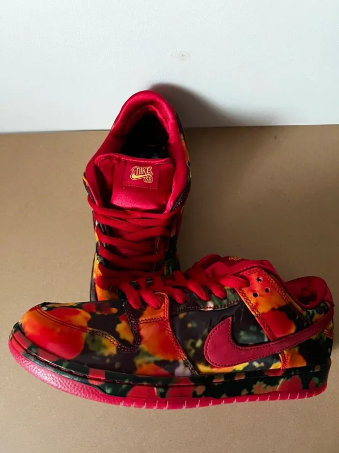 Nike SB Dunk The Wizard of Oz Poppy Field - photo numéro 5