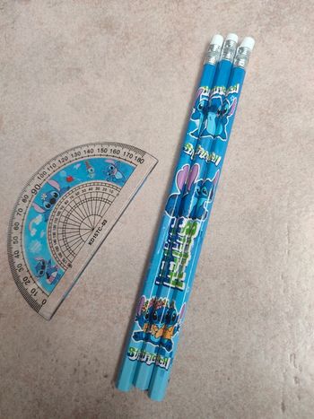 Lot Équerre d'angle + Crayon Stitch