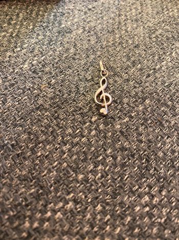 Pendentif agatha « clef de sol » en argent