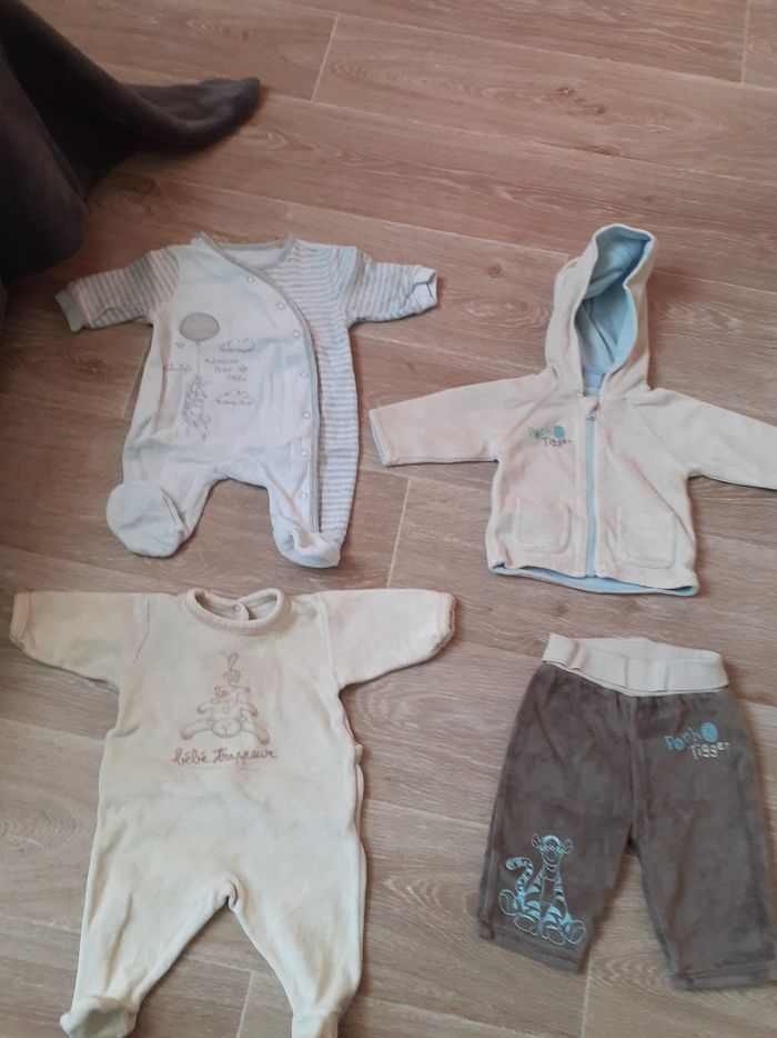 Lots de pyjamas garçon 0/1 mois - photo numéro 4