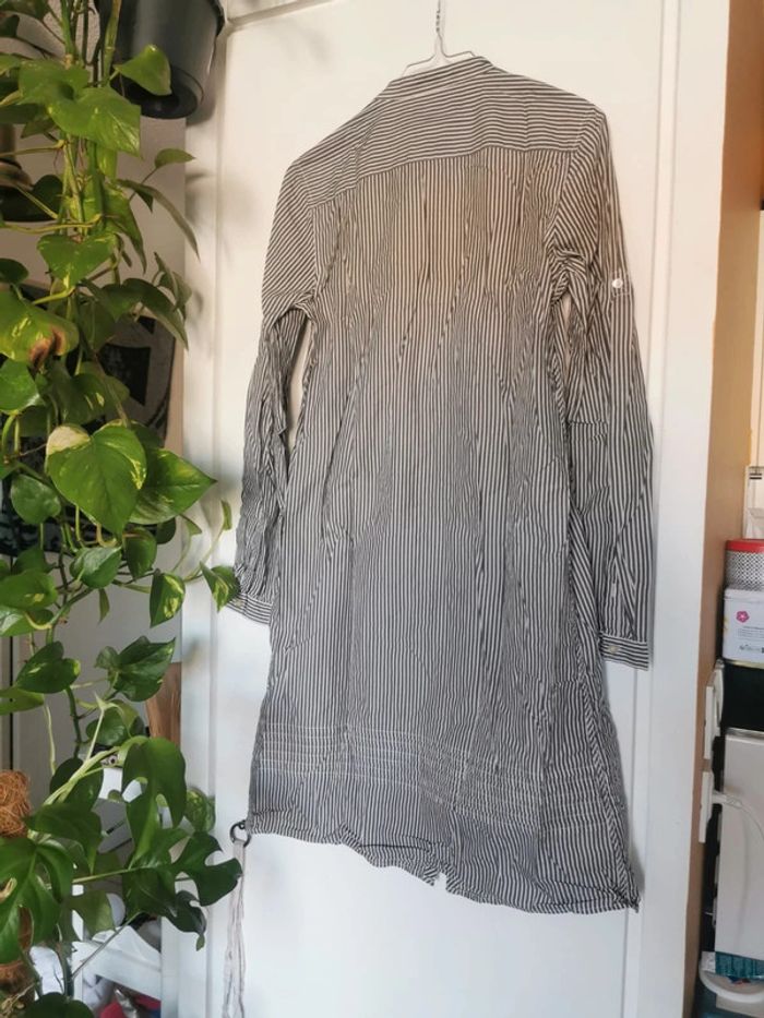 Robe chemise rayée Gap - photo numéro 2