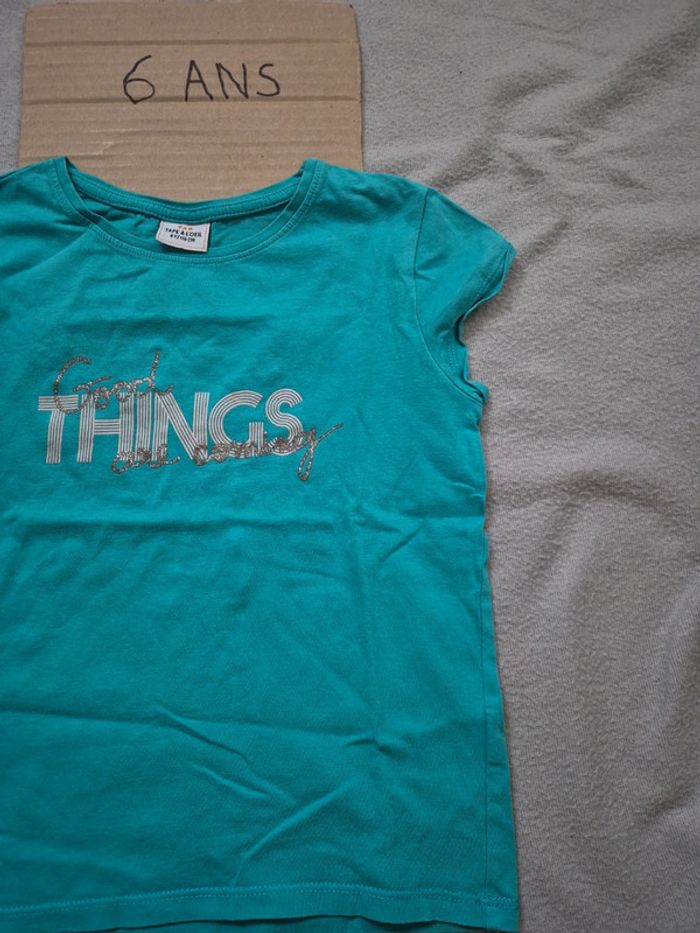 T-shirt fille 6 ans tape a l’oeil - photo numéro 3