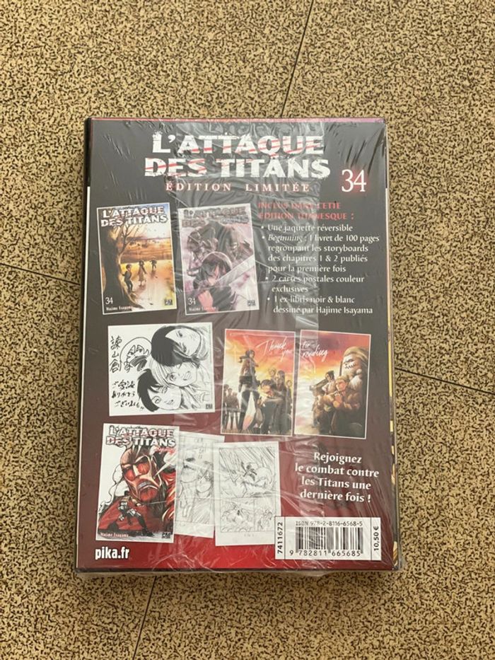 L'Attaque des Titans Tome 34 Collector - photo numéro 2