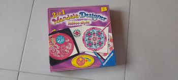 Mandala designer tattoo style 2 en 1