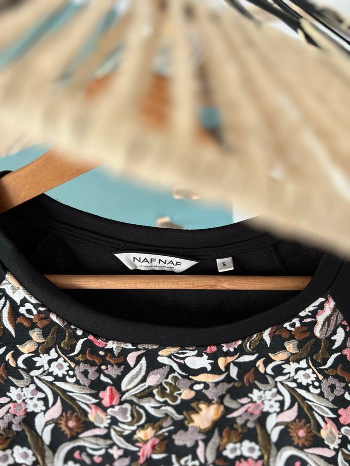 T-shirt Naf Naf Manches Raglan Imprimé Fleuri 🌼 - photo numéro 6