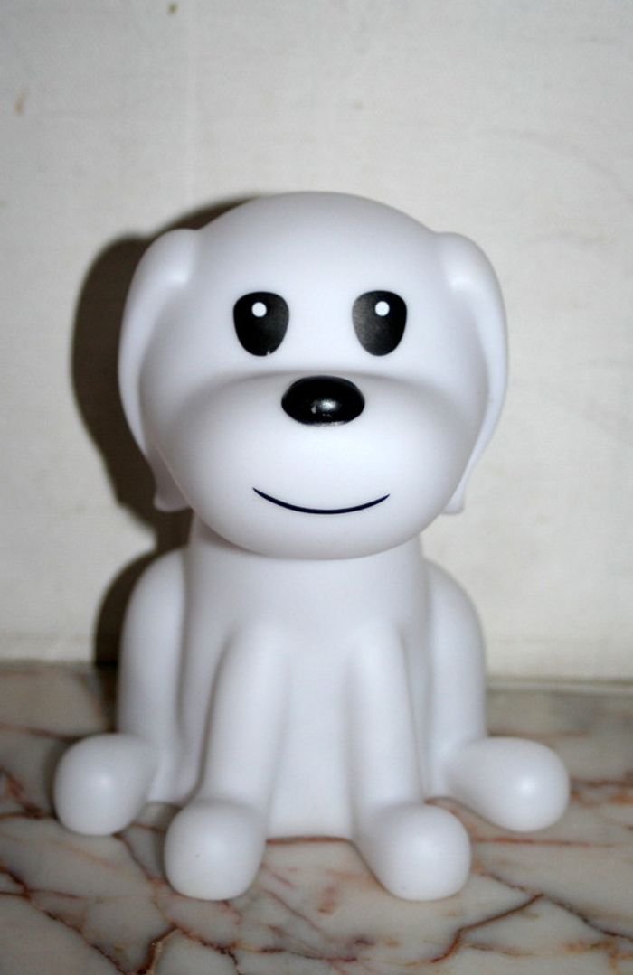 Veilleuse Chien led multicolore 19cm - photo numéro 1
