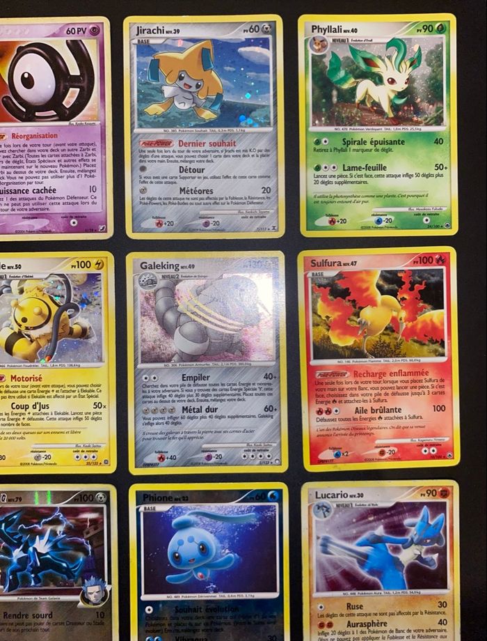 Lots cartes Pokémon ancienne diamant et perle - photo numéro 5
