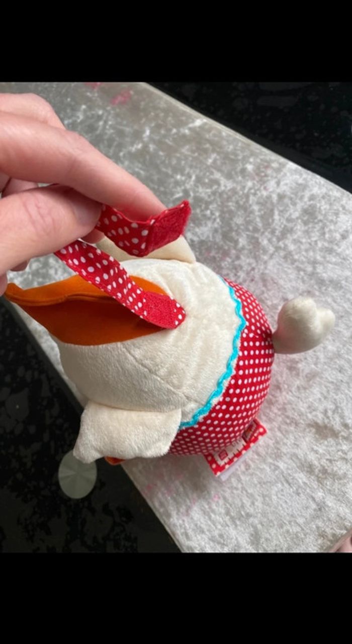 Tuc Tuc doudou/peluche poule neuve - photo numéro 4