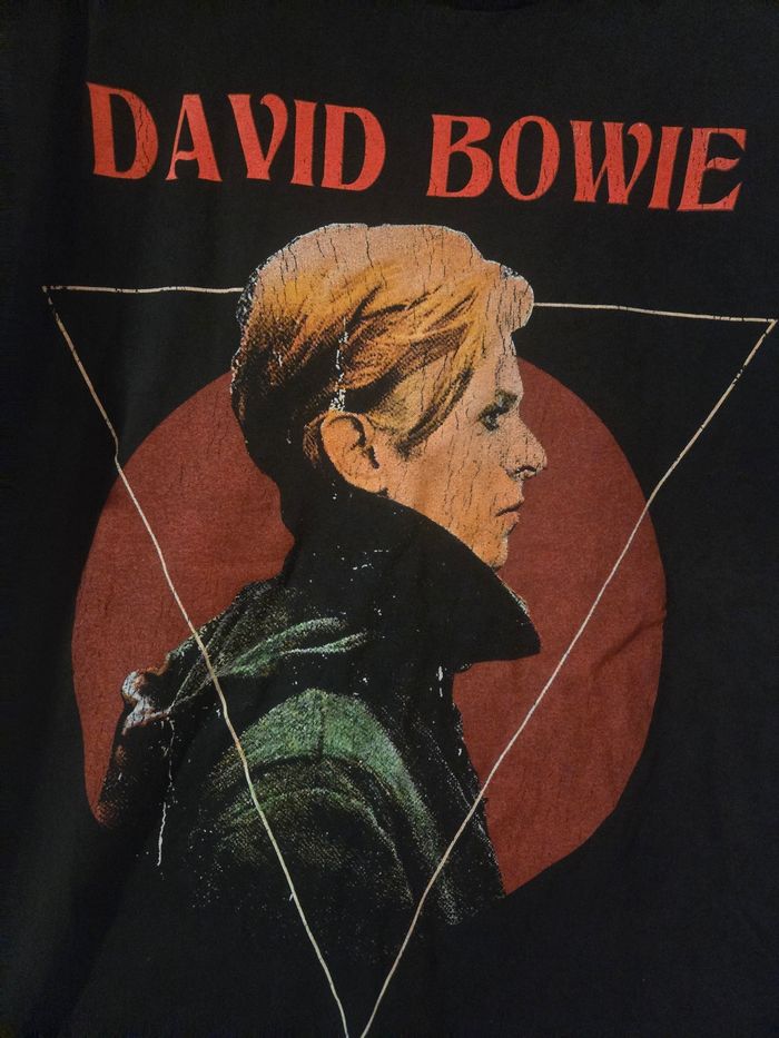 T-shirt rétro David Bowie rétro rock vintage L - photo numéro 3