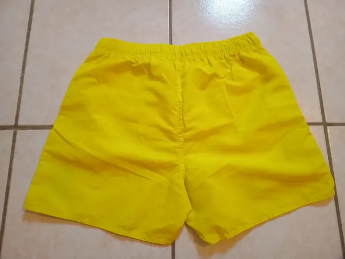 Short de bain jaune fluo Ccnt Taille M avec cordon - photo numéro 2