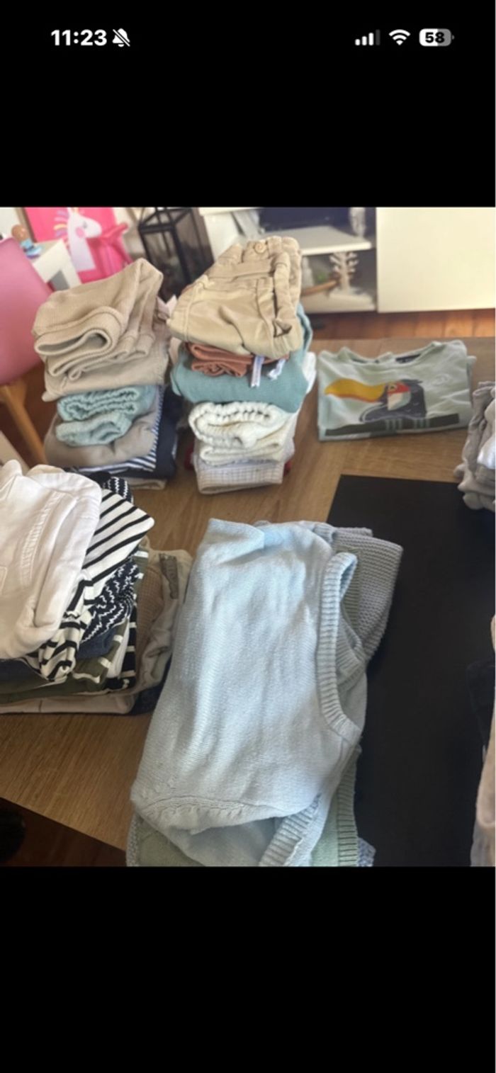 Lot vêtements garçon