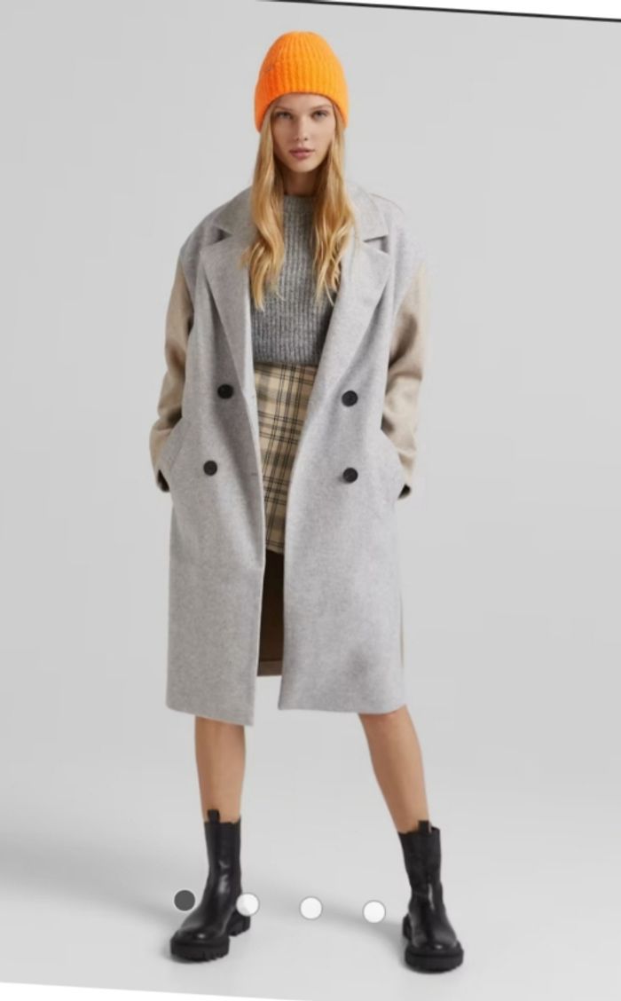 Manteau beige et marron taille 36