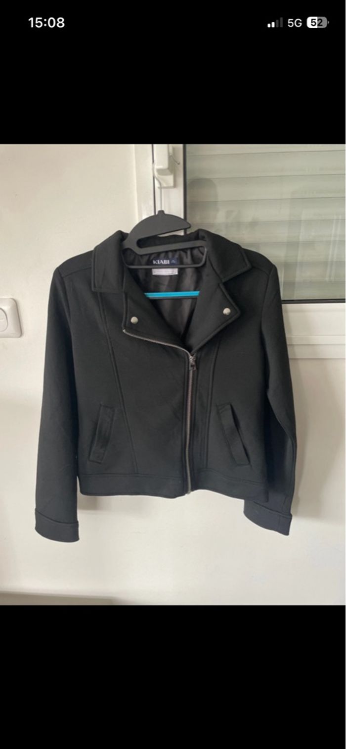 Veste noire enfant fille 12 ans - photo numéro 4