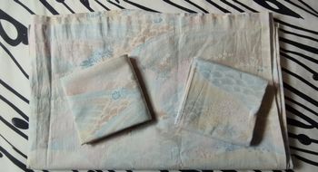 Parure drap+taies d'oreillers