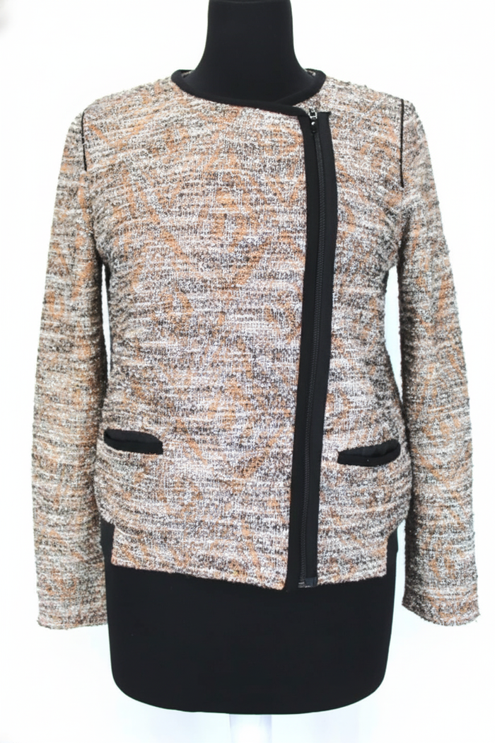 Veste/Blouson Originale - Fermeture Éclair Décalée - photo numéro 3