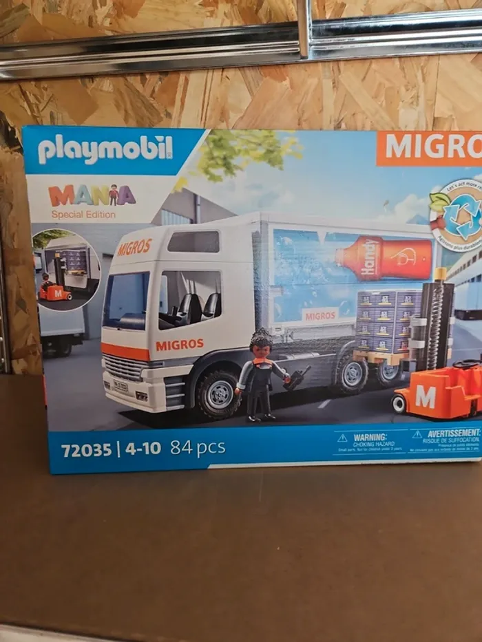 Camion playmobil migros