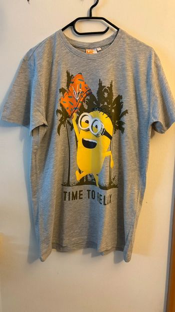 Tee-shirt à manches courtes mixte minions taille M