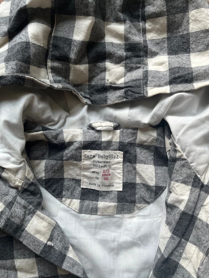 Veste non imperméable Zara baby girl 2-3 ans - photo numéro 2