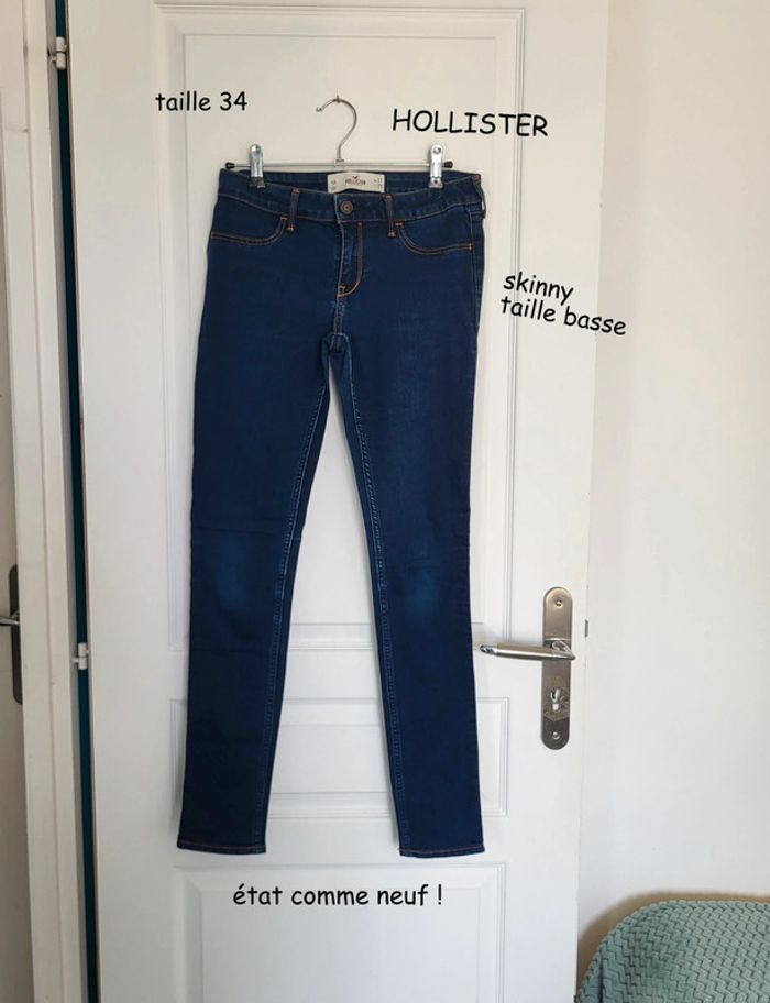 Jean slim Hollister brute taille 34
