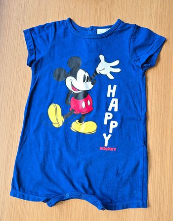 Barboteuse grenouillère Mickey 18 mois