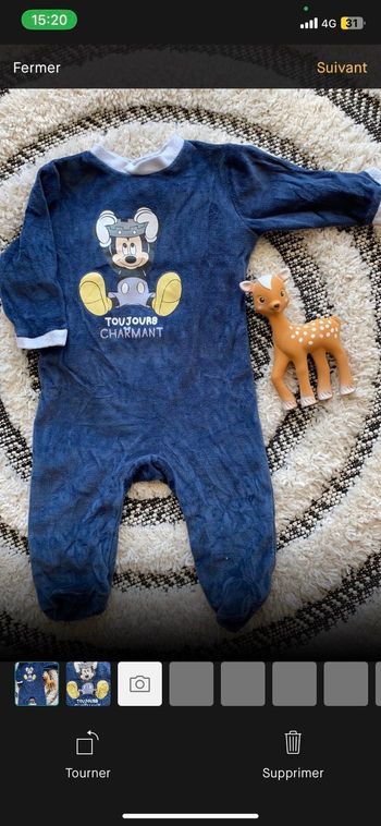 Pyjamas Disney 6 mois